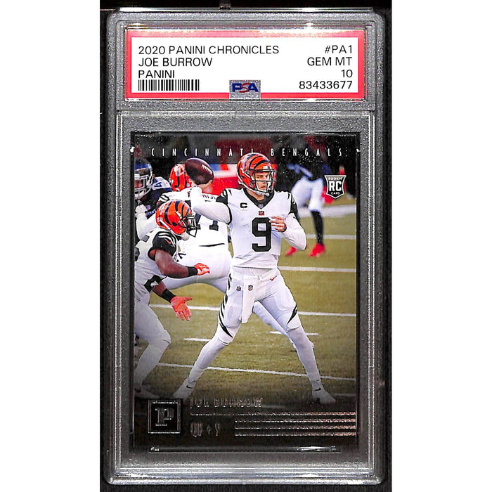 2020 Panini Chronicles #PA1 Joe Burrow PSA 10 GEM MT