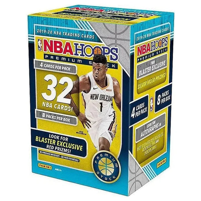 2019-20 Panini NBA Hoops Premium Stock Basketball Blaster Box