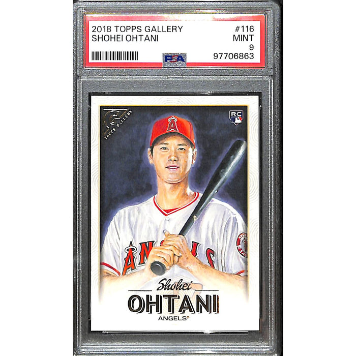 2018 Topps Gallery Rookie Base #116 Shohei Ohtani PSA 9 MINT