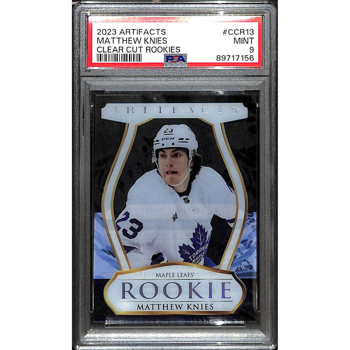 2023-24 Upper Deck Artifacts Clear Cut Rookies #CCR13 Matthew Knies PSA 9 Mint