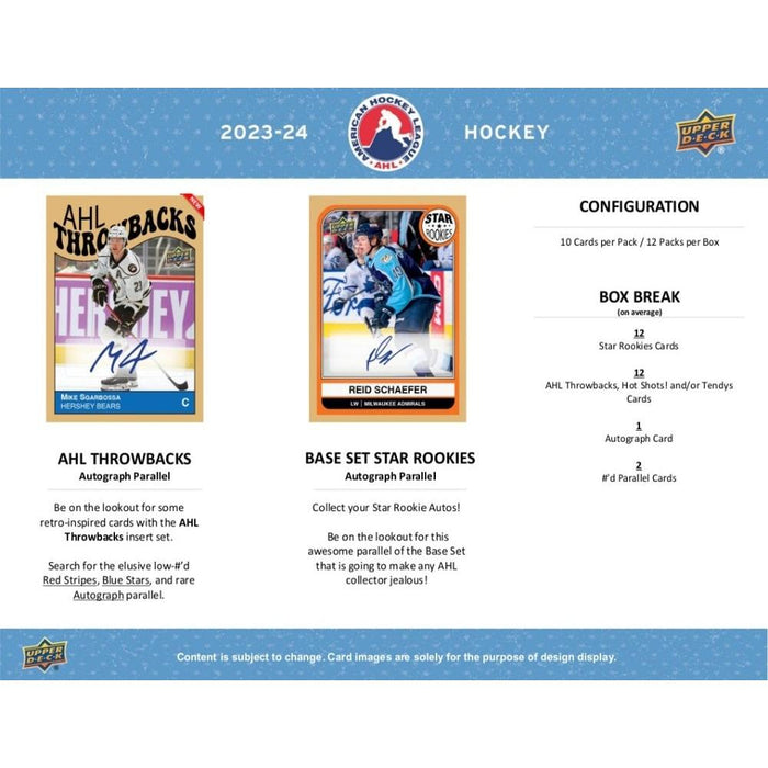 2023-24 Upper Deck AHL Hockey Hobby Box (Presell)