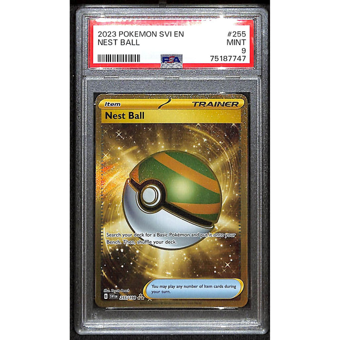 2023 Pokemon SVI EN Nest Ball 9 Mint