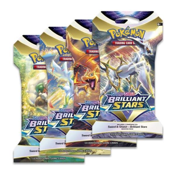 Pokémon Brilliant Stars Sleeved Booster Pack