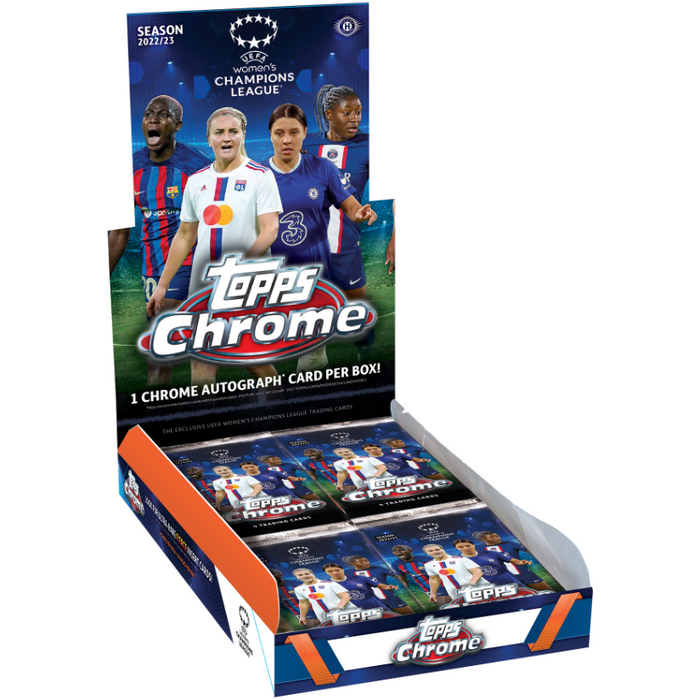 2022-23 Topps Chrome UEFA Women's Champions League Hobby Box