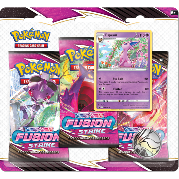 Pokémon Fusion strike Three Pack Blister