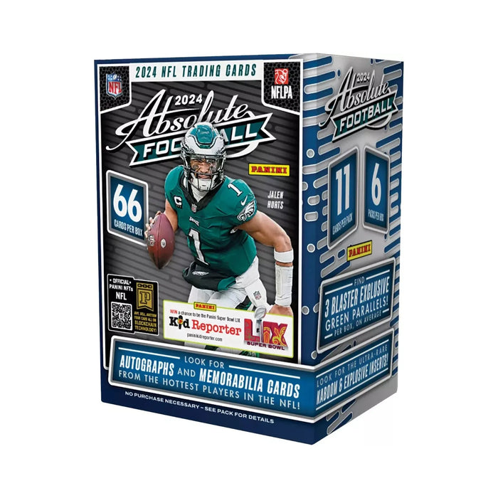 2024 Panini Absolute Football NFL Trading Cards Blaster Box