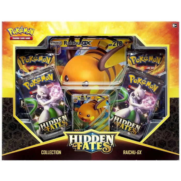 Pokemon TCG: Hidden Fates Raichu GX Collection Box